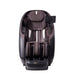 Brown massage chair on a white background