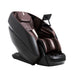 Massage chair with black and brown design on a white background