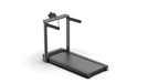 Foldable treadmill on a white background