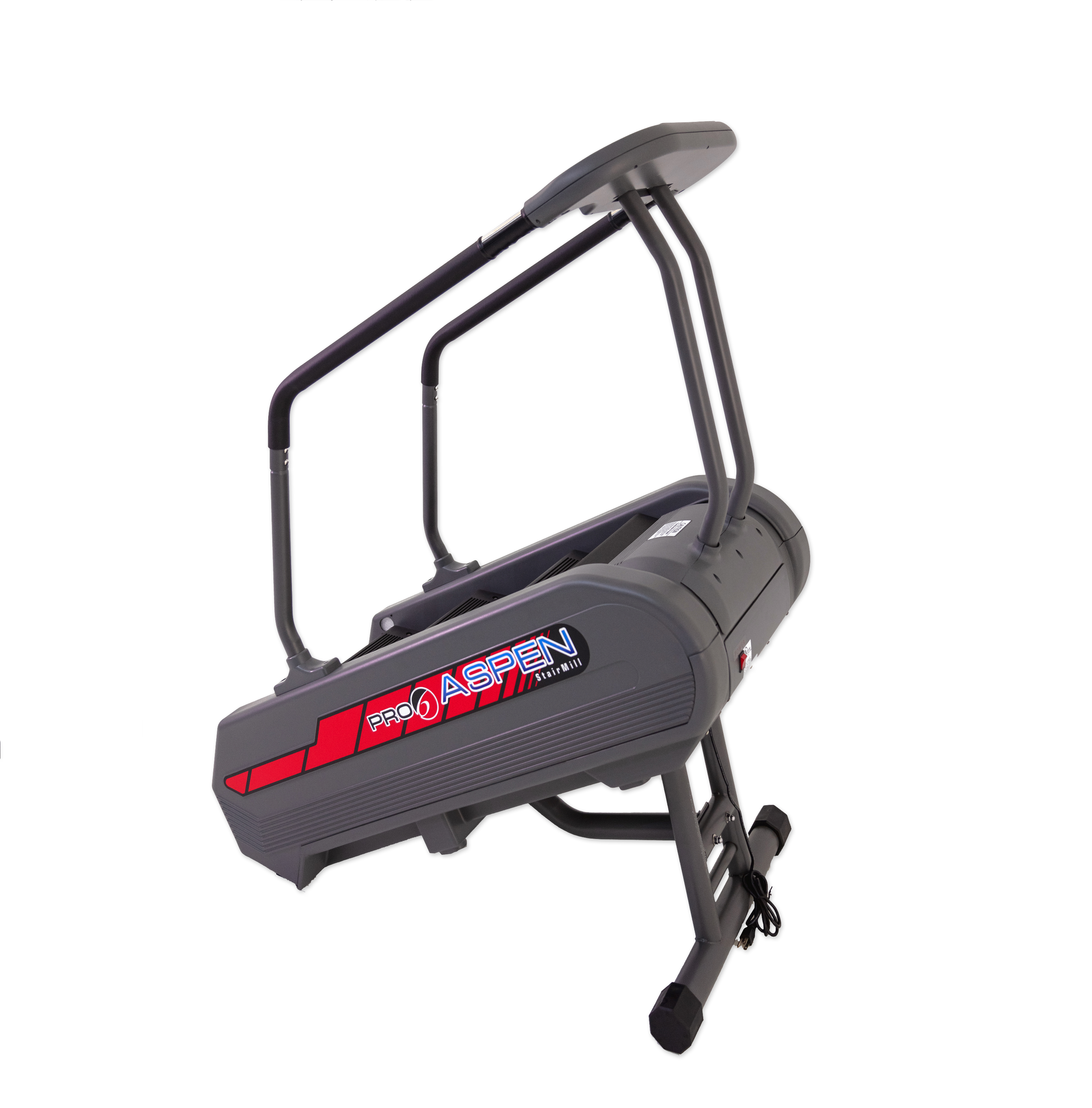 Gray machine with 'Pro Aspen' branding on a white background
