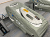 Hyperbaric chamber with 'AIRVIA' branding on a carpeted floor.
