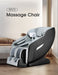 Massage chair with model number R8375 in a room setting.
