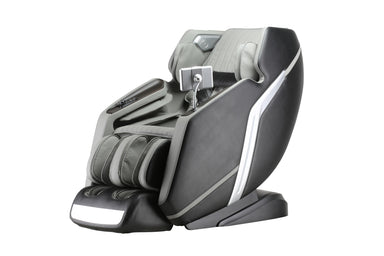 Gray massage chair on a white background
