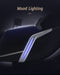 Massage Chair with mood lighting feature highlighted
