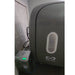 Sitting hyperbaric chamber in a gray room on a wooden floor with accessory units attached