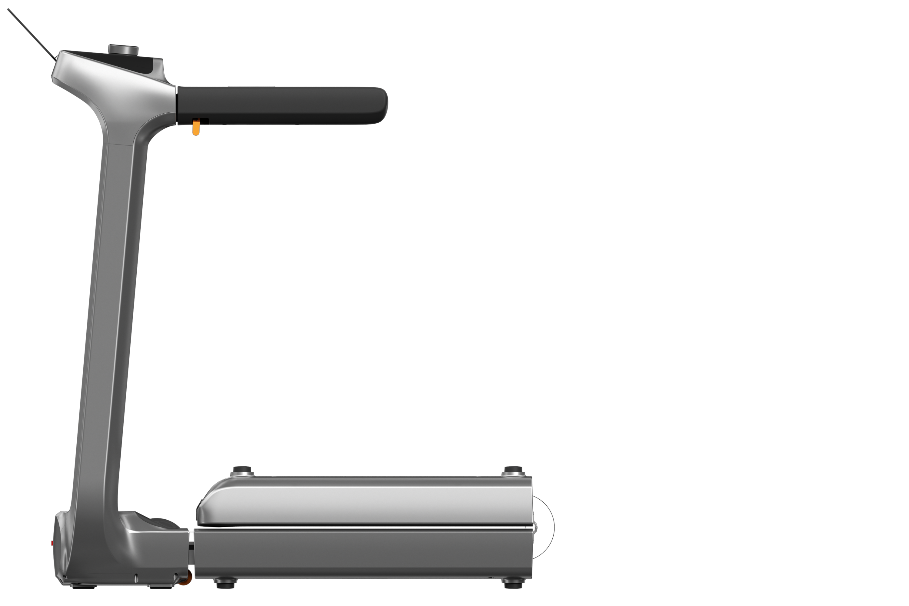 Treadmill on a white background
